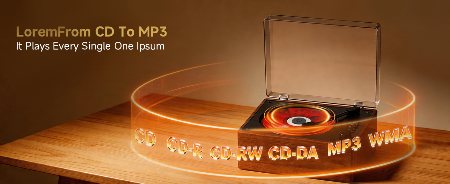 cd player for home retro vintage portable with bluetooth speakers desktop small gift kid battery