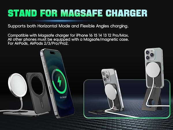 wireless charging stand phone charger stand iphone charger stand