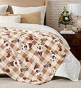 Cozy Bliss Gnome Coffee Throw Blanket - Warm MilkyPlush Throw Blankets,Ultra Soft Cozy Blankets f...