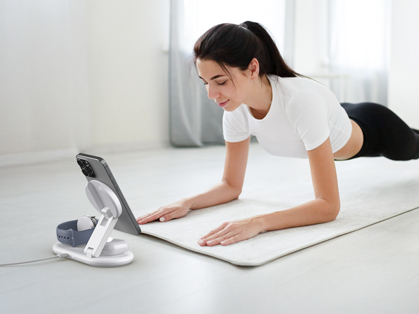 iphone charger station 3 in 1