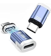 USB C Magnetic Adapter (2 Pack), 240W USB Type C Male to Female Adapter Extender Compatible with ...