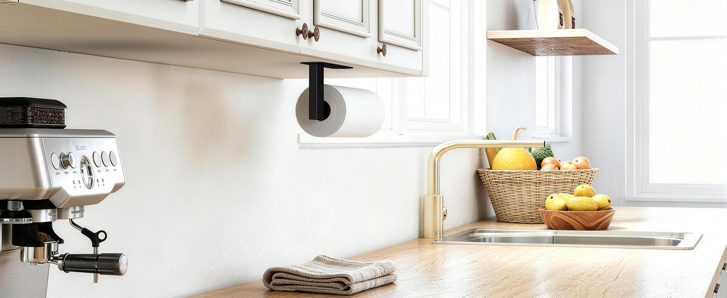 under cabinet paper towel holder