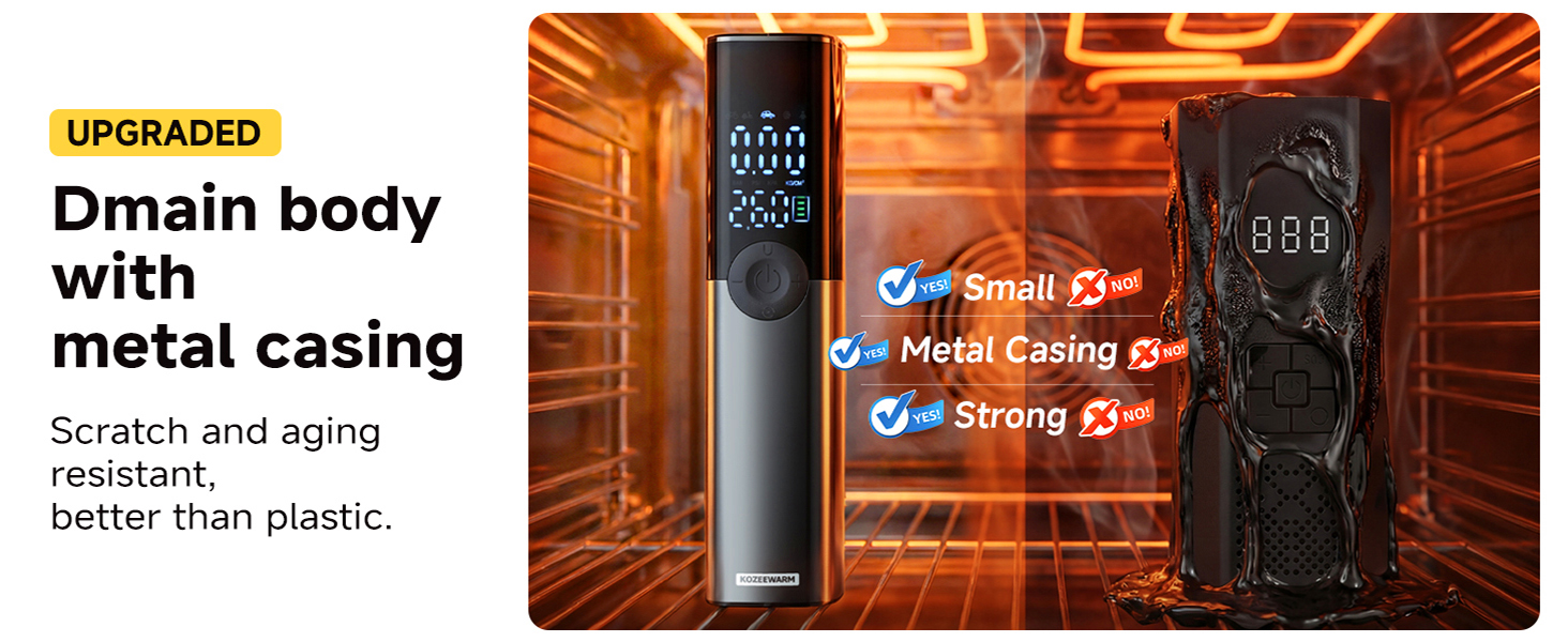 Tire Inflator Portable Air Compressor for Car Tires