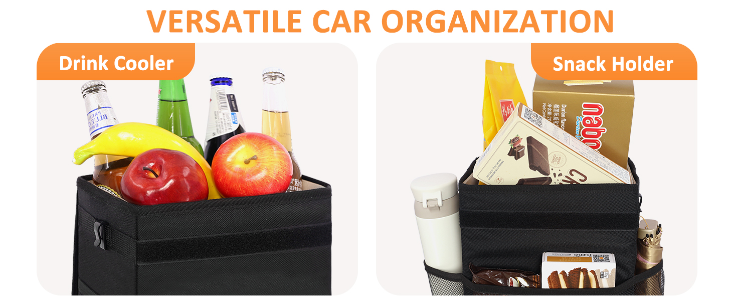 car trash can