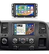 4G+64G Car Radio Stereo for Chevy Silverado GMC Sierra Yukon 2007-2013, 7inch IPS Touch Screen/An...
