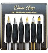Chrome Cherry Omni Grip 6 Pack with Pen and Pencil Comfort Grips