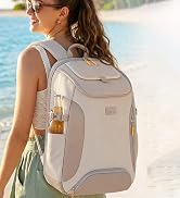 MATEIN HER Cooler Backpack for Women with Hook-and-Loop Top Lid for Beach | Fit 17" Laptop, Insul...