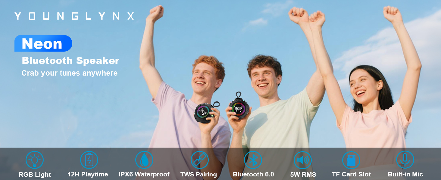 YYC Wireless Portable Bluetooth Speaker