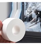 Window Weather Sealing Tape 2 Inch x 90 FT Weather Stripping Residue-Free Window Seal Insulation ...