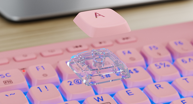 Durable, fade-resistant keycaps. legends stay sharp &amp;amp; transparent for bright, long-lasting backlight
