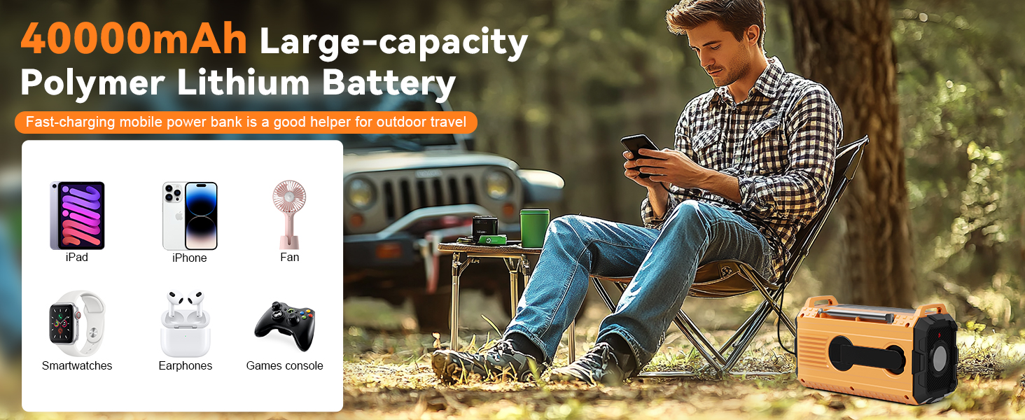 40000mAh Large-capacity Polymer Lithium Battery