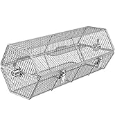 Skyflame Stainless Steel Round Tumble Rotisserie Grill Basket for Partitioned Food Grilling - Fit...