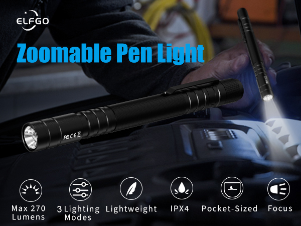 Zoomable pen light