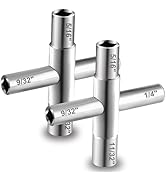 4 Way Sillcock Key Set 1/4