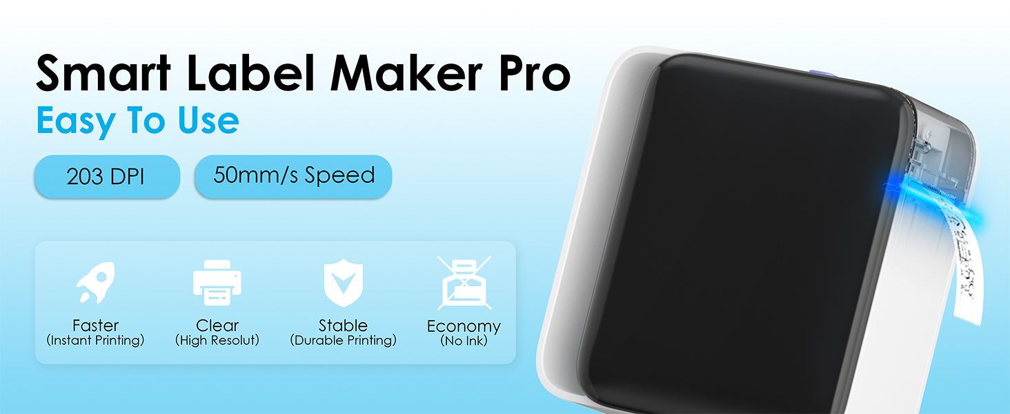 Y12 Bluetooth Label Maker Machine with Tape