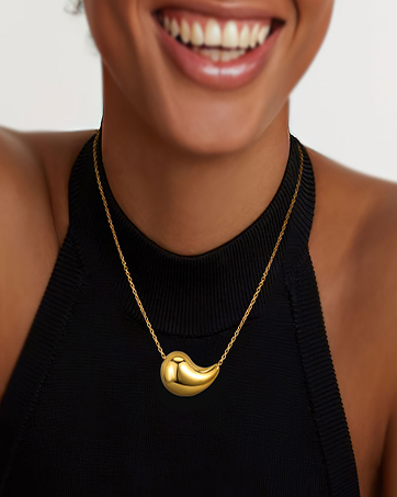 Chunky Teardrop Necklace