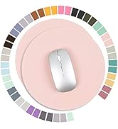 YSAGi 2 Pack Mouse Pads, Ultra Thin Waterproof PU Leather Mouse Pad,Stitched Edges,Works for Comp...