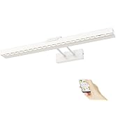 PESUTEN Picture Light Battery Operated, 16in Wireless Art Light for Paintings CCT Dimmable Rechar...