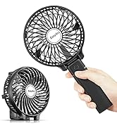 EasyAcc Mini Handheld Fan, Portable Fan USB Desk Fan Small Personal Hand Fan 3 Speed with Recharg...