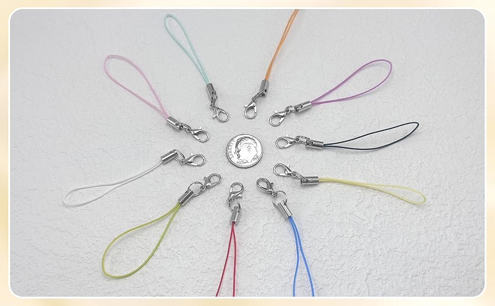 cellphone charm strap phone charms strap diy jewelry clasps