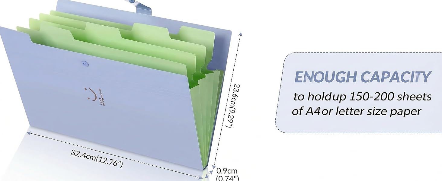 accordion folder 5 pocket
