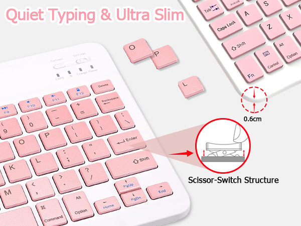 ipad keyboard for quiet typing 