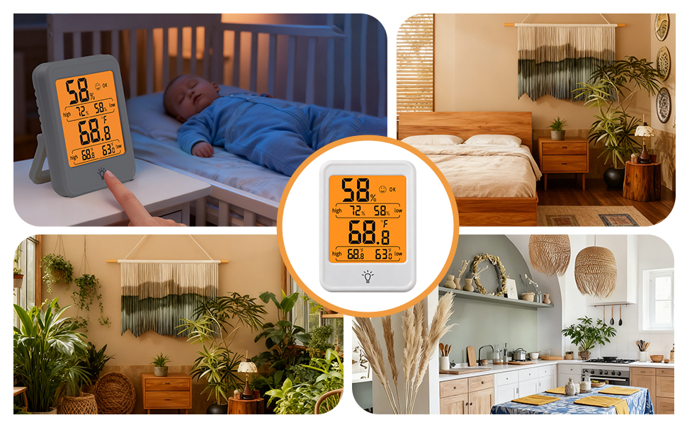 Interior Pro Digital Indoor Hygrometer Thermometer