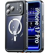 Oterkin Waterproof Case for iPhone 17 Pro Case Compatible with MagSafe, Full Body Rugged iPhone 1...