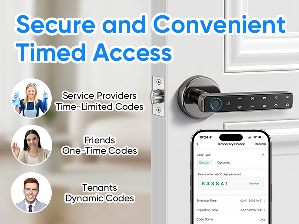 Smart Door Lock with Knob