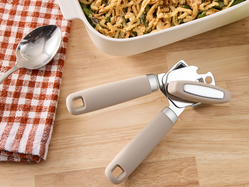Can opener smooth edge for elderly