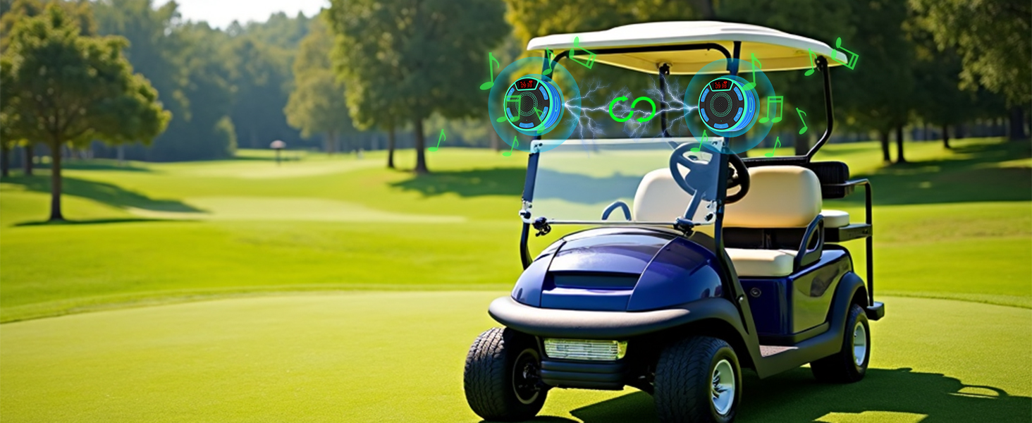 Magnetic Golf Cart Speaker