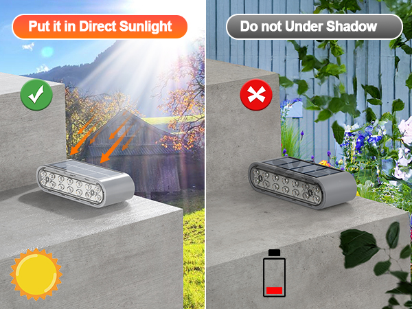 solar powered stair lights outdoor