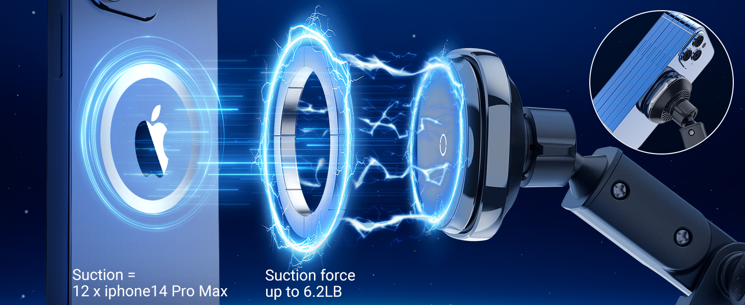 Magnetic Wireless Cup Charging Holder