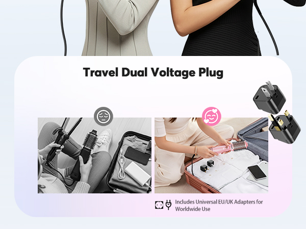 travel hair dryer brush