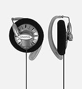 Koss KSC75 Portable Stereophone Headphones, Single, Standard Packaging White/Gray