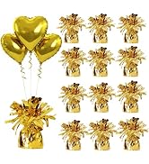 Moretreat Aluminum Foil Balloon Weights for Parties (12 pcs) - 0.31lb (140g) Each - Premium Ballo...