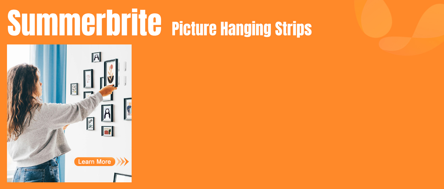 Summerbrite picture hanging strips
