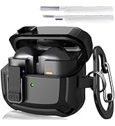 KOREDA Compatible with Samsung Galaxy Buds 3 Case &amp; Galaxy Buds 3 Pro Case with Cleaner Kit, Mili...