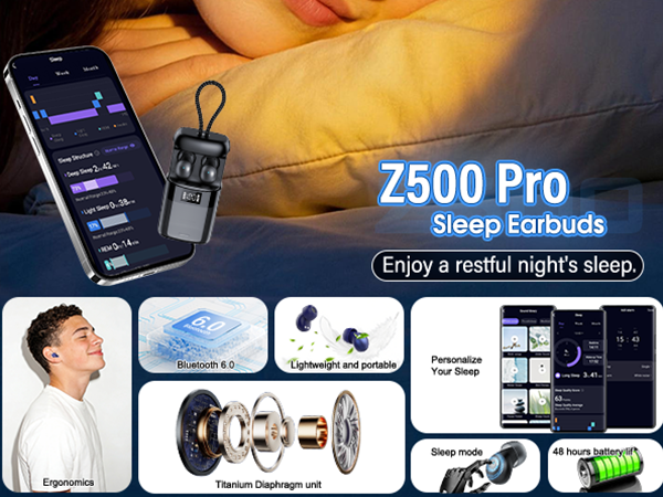 ultra-light sleep wireless earbuds