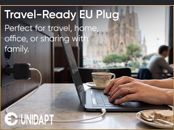 Travel-Ready EU Plug