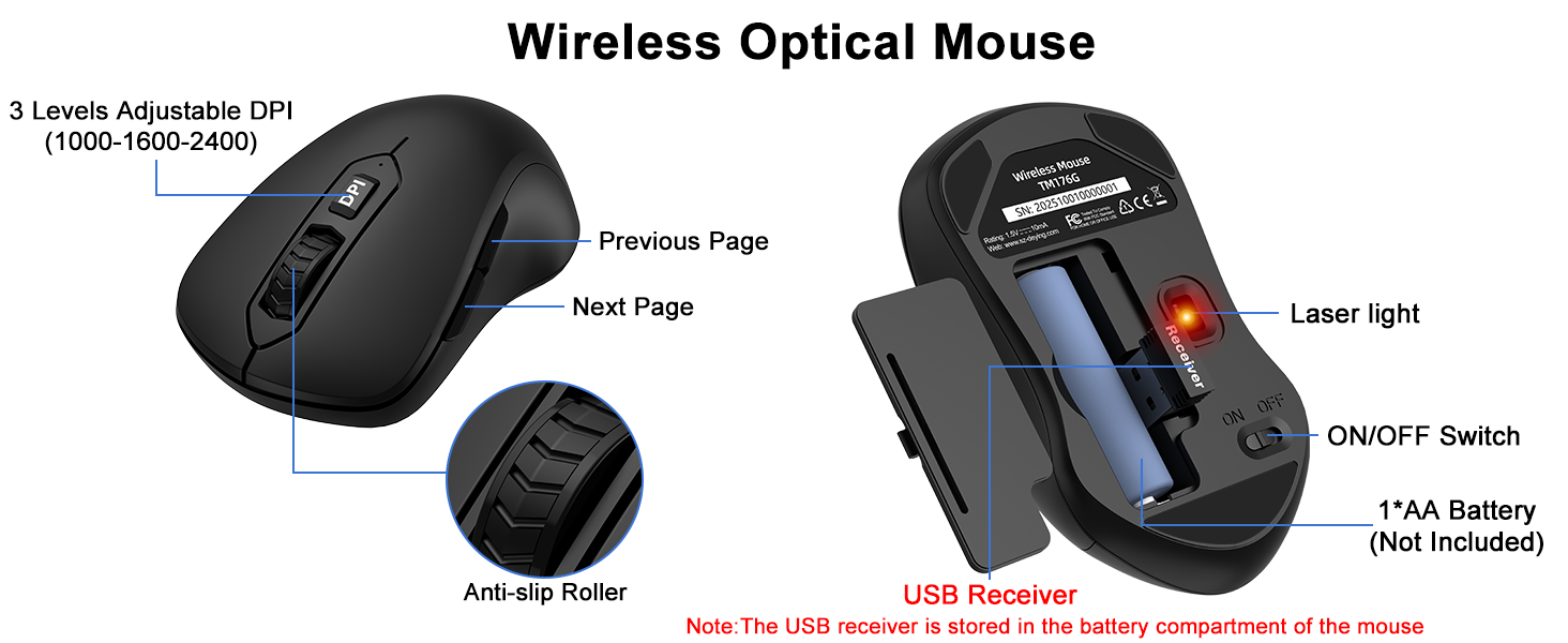 Wireless Optical Mouse
