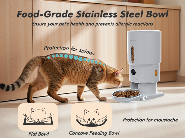 automatic cat feeder cat automatic feeder cat food dispenser pet feeder