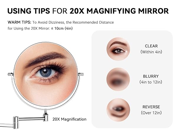 30X MAGNIFYING MIRROR