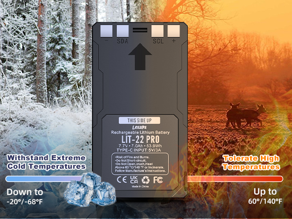 lit-22 rechargeable lithium battery pack