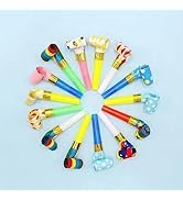 20PCS Musical Blow Outs Glitter, Party Blowers Noisemaker Birthday, Noise Makers for Birthday Hol...