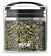 Prepara Evak Compact Glass Food Storage, Small, Black