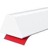 Risunpet 39 Inch Collapsible Shower Water Dam, Shower Threshold Water Dam Shower Barrier, Dry and...
