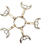 Housoutil Ceiling Fan Blade Arms, 5PCS Metal Ceiling Fan Blade Brackets, Alloy Replacement Suppor...