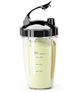 Nahida 32oz Blender Cup with To-go Lip, Blender Cups Replacement Parts, Smoothie Cup