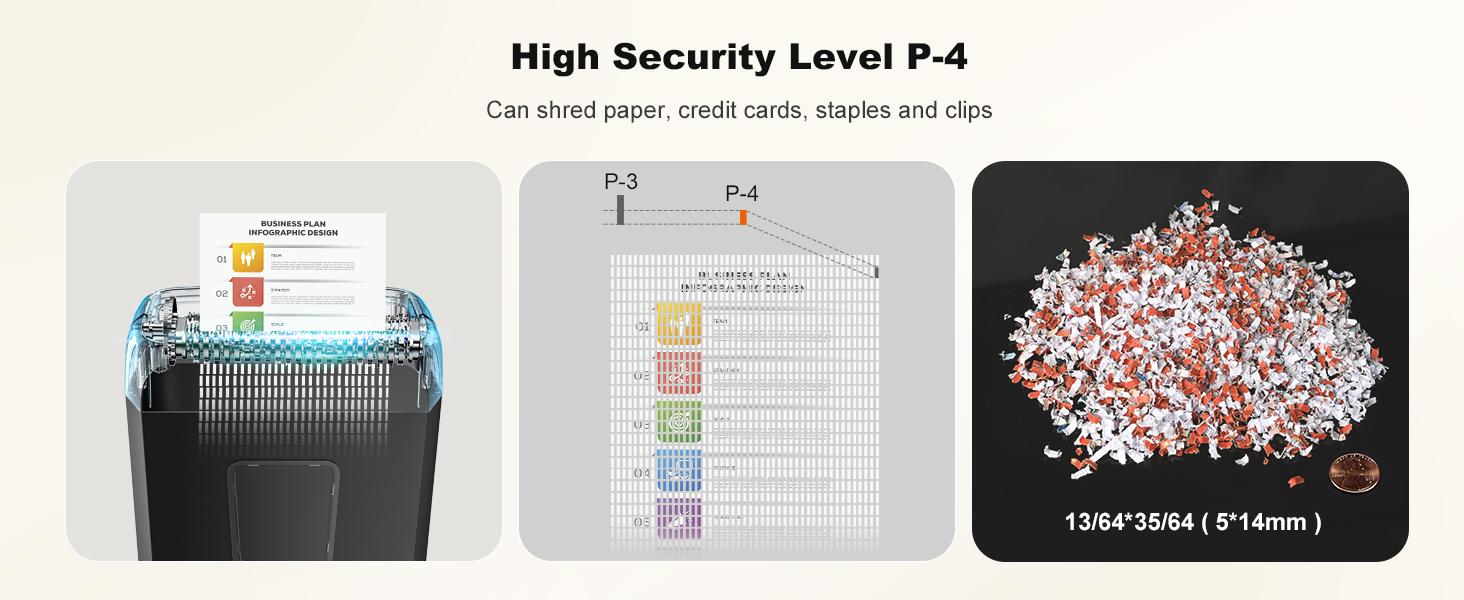 Bonsaii Paper Shredder for Home Use